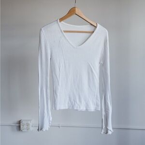 Long Bell Sleeve Blouse